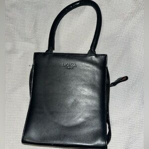 Genuine Leather Monza Italy Square Purse